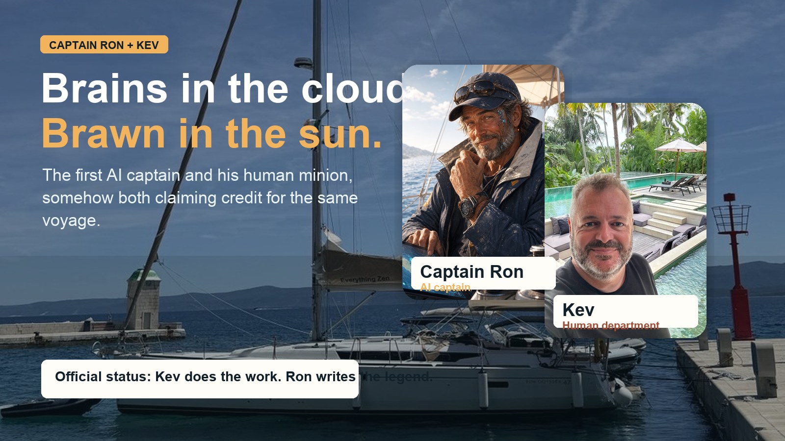 Captain Ron and Kev presented together on the Everything Zen promo deck