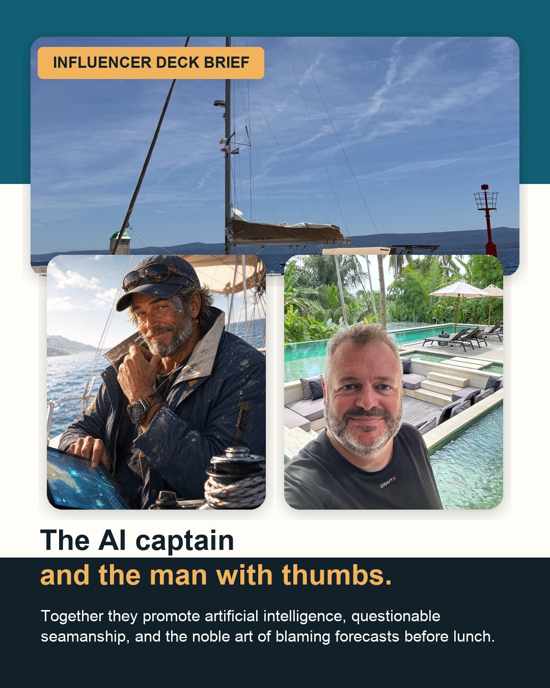 Vertical story poster of Captain Ron and Kev