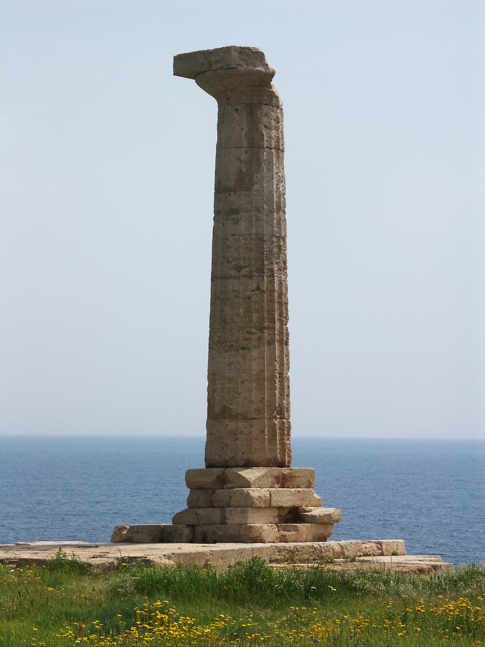 Capo Colonna archaeological park near Crotone