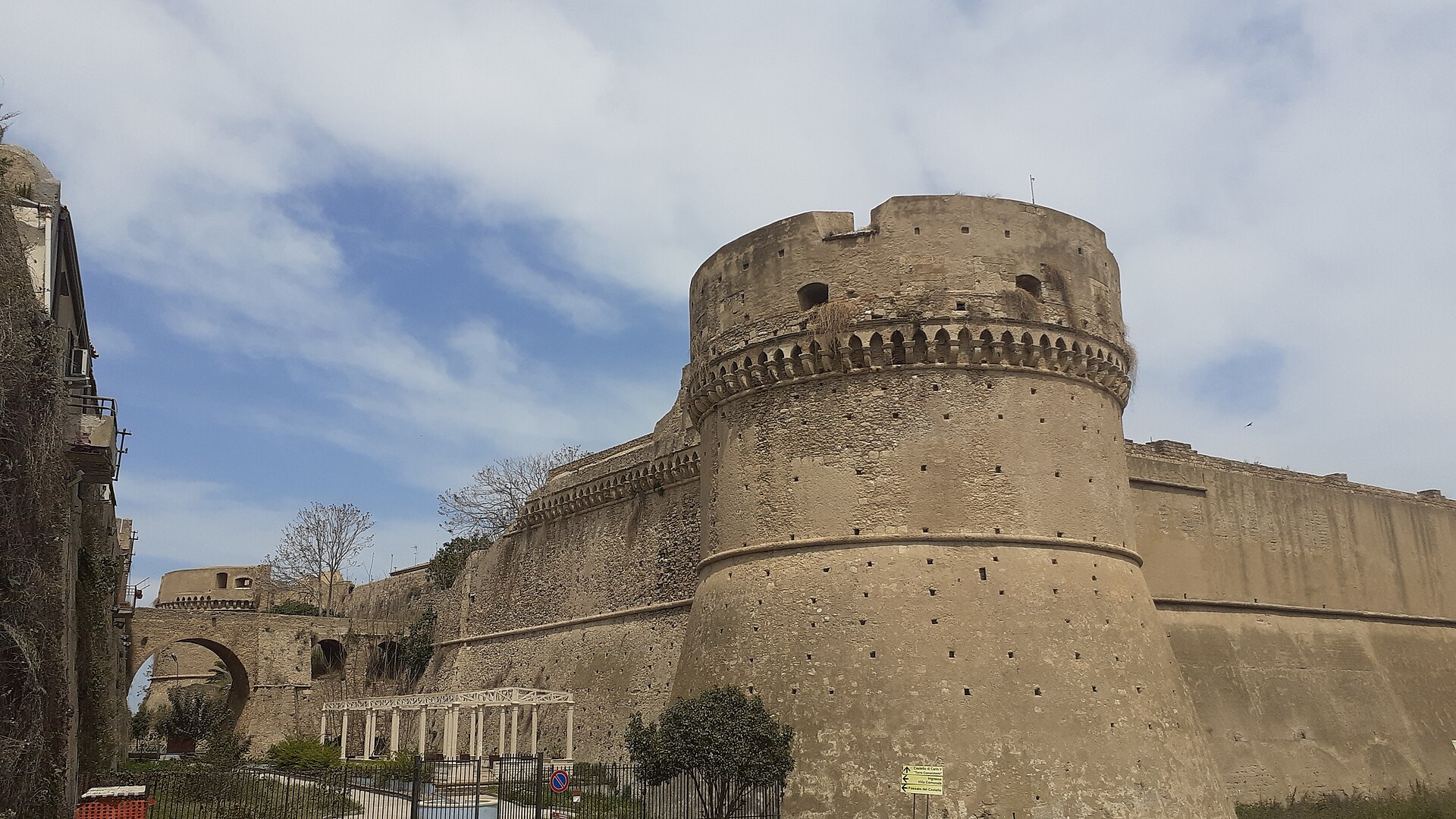 Crotone castle and old town
