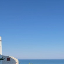 Blue sea and sky