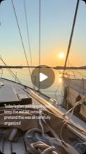 Everything Zen cockpit at sunset