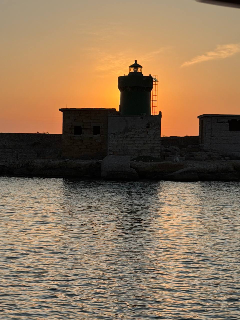 Lighthouse near the sea